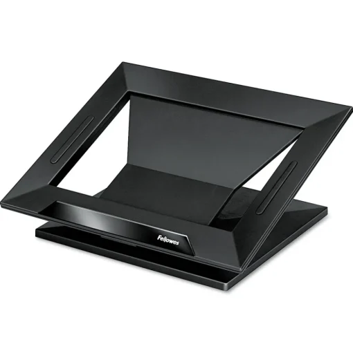 Fellowes Mfg Co. Designer Suites 13.19 in. x 11.19 in. x 4 in. Laptop Riser Supports up to 25 lbs. - Black Pearl