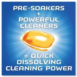FINISH Box of 32 Dish Detergent Gelpacs - Orange Scent (8/Carton)