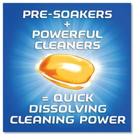 FINISH Box of 32 Dish Detergent Gelpacs - Orange Scent (8/Carton)