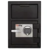 FireKing 14 in. x 15.5 in. x 20 in. 0.95 cu ft Depository Security Safe - Black