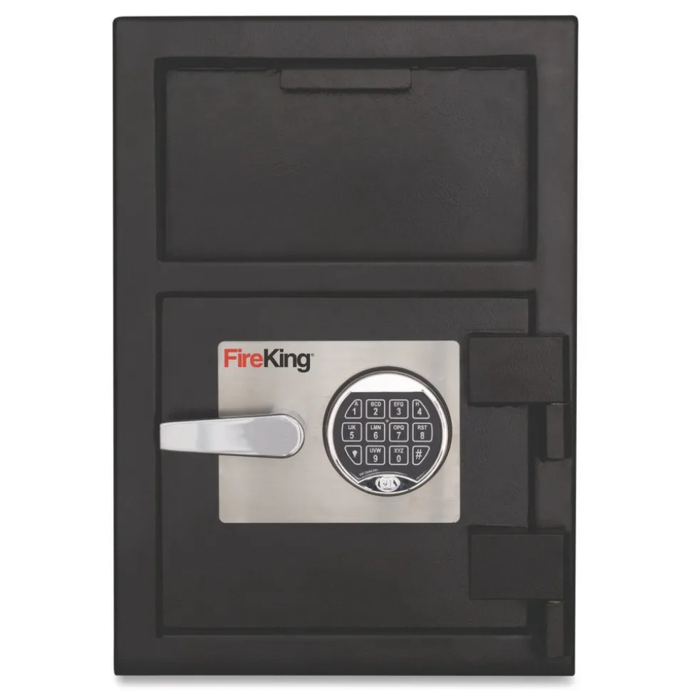 FireKing 24w x 13.4d x 10.83h 2.72 cu ft Depository Security Safe - Black
