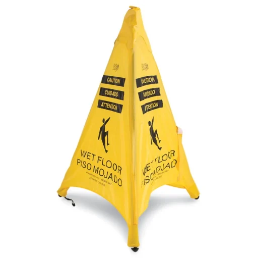 First Aid Only 3 in. x 2.5 in. x 20 in. Pop Up Safety Cone - Yellow