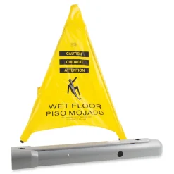 First Aid Only 3 in. x 2.5 in. x 30 in. Pop Up Safety Cone - Yellow