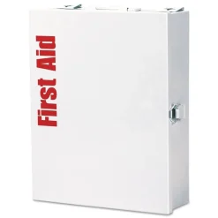 First Aid Only ANSI 2015 SmartCompliance Class A General Business No Meds First Aid Station for 25 People with Metal Case (1-Kit)