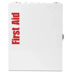 First Aid Only ANSI 2015 SmartCompliance Class A General Business No Meds First Aid Station for 25 People with Metal Case (1-Kit)