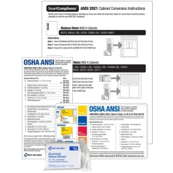 First Aid Only 11-Piece Smart Compliance A 2021 Conversion Kit
