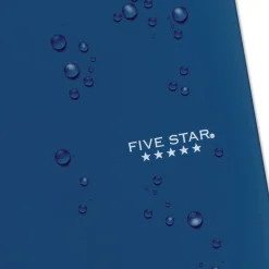 Five Star 11 in. x 9.13 in. Sheets Medium/College Rule 1-Subject Wirebound Notebook - Blue Cover