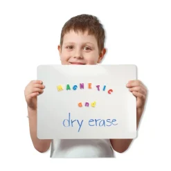 Flipside 12 in. x 9 in. Magnetic Dry Erase Board Set - White Surface (12/Pack)