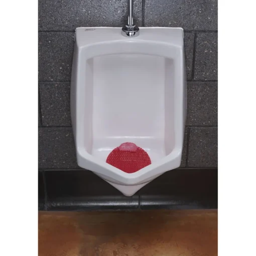 Fresh Products S7-F-005I030M-82-AAA10-00 Slant7 with Terminator Urinal Screen - Forest Scent, Red (30/Carton)