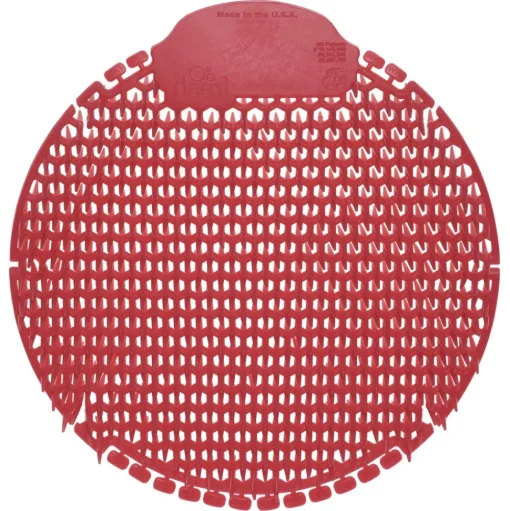 Fresh Products S7-F-005I030M-82-AAA10-00 Slant7 with Terminator Urinal Screen - Forest Scent, Red (5/Box)