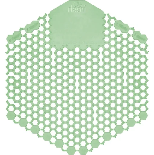Fresh Products Wave 3D Urinal Deodorizer Screen - Cucumber Melon Scent, Green (10/Box)