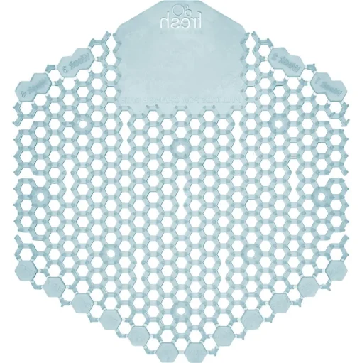 Fresh Products 3WDS-F-010I060M-08 Wave 3D Urinal Deodorizer Screen - Ocean Mist Scent, Blue (10/Box)