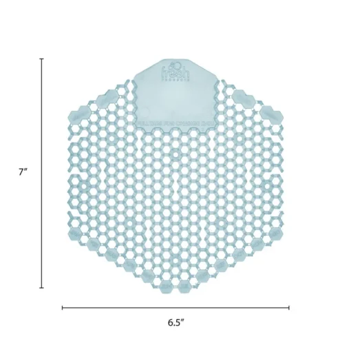 Fresh Products 3WDS-F-010I060M-08 Wave 3D Urinal Deodorizer Screen - Ocean Mist Scent, Blue (10/Box)