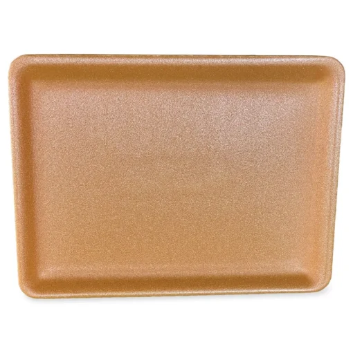 GEN 12.25 in. x 9.25 in. x 0.62 in. #9P Meat Trays - Yellow (200/Carton)