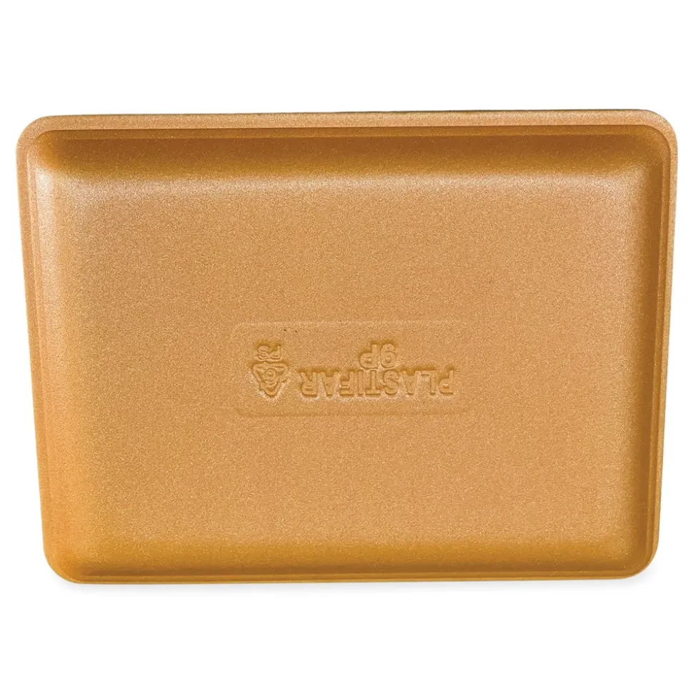 GEN 12.25 in. x 9.25 in. x 0.62 in. #9P Meat Trays - Yellow (200/Carton)