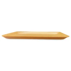 GEN 12.25 in. x 9.25 in. x 0.62 in. #9P Meat Trays - Yellow (200/Carton)