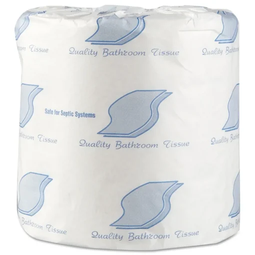 GEN 1-Ply Septic Safe Individually Wrapped Rolls Standard Bath Tissue - White (1000 Sheets/Roll, 96 Wrapped Rolls/Carton)