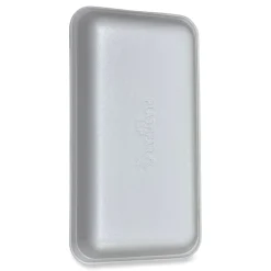 GEN 15PWH 14.44 in. x 7.88 in. x 1.37 in. #15P Meat Trays - White (200/Carton)