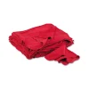 General Supply 14 in. x 15 in. Cloth Shop Towels - Red (50/Pack)