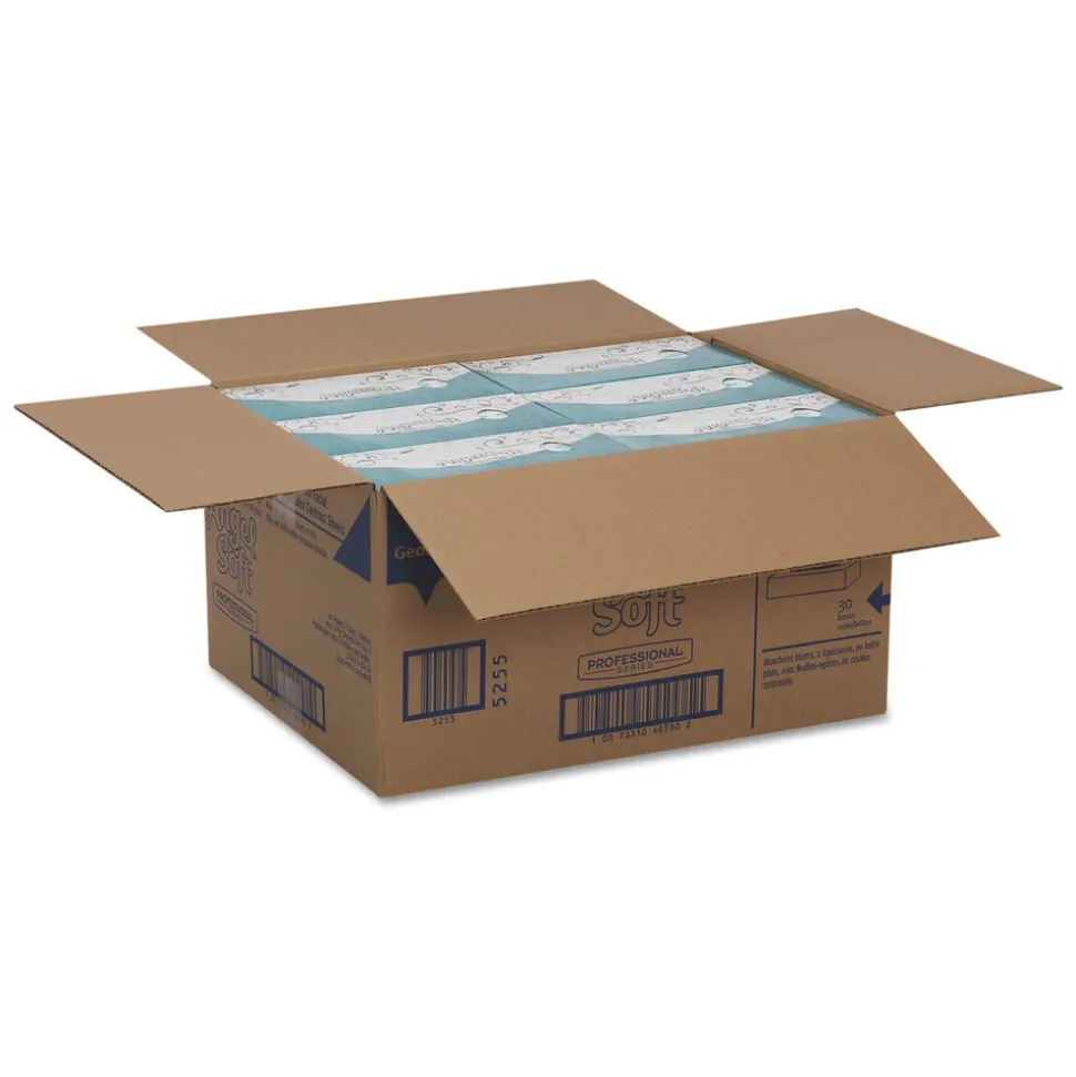 Georgia Pacific Professional 2-Ply Premium Facial Tissues in Flat Box - White (100-Sheets, 30-Boxes/Carton)
