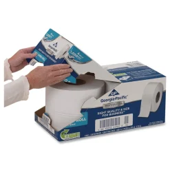 Georgia Pacific Professional 3.5 in. x 1000 ft. 2-Ply Septic Safe Jumbo Bathroom Tissue - White (4/Carton)