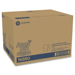 Georgia Pacific Professional 16880 2-Ply Angel Soft Septic Safe Premium Bathroom Tissue - White (450 Sheets/Roll, 80 Rolls/Carton)