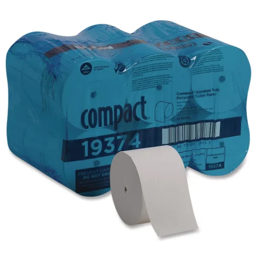 Georgia Pacific Professional Septic Safe Compact Coreless 1 Ply Bath Tissue - White (18/Carton)