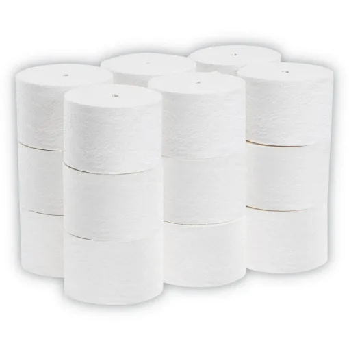 Georgia Pacific Professional 2-Ply Angel Soft PS Compact Coreless Premium Bathroom Tissue - White (18/Carton)