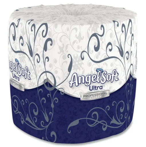 Georgia Pacific Professional 2-Ply Angel Soft Ultra Septic Safe Premium Bathroom Tissue - White (400 Sheets/Roll, 60/Carton)