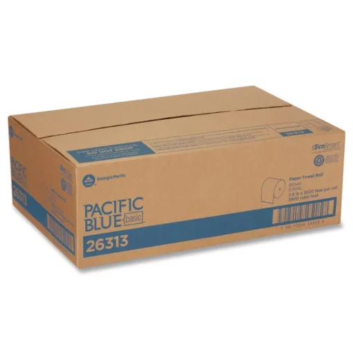Georgia Pacific Professional Pacific Blue Basic Recycled Paper Towel Roll 1-Ply 7.87 " x 1000 ft Brown (6/Carton)