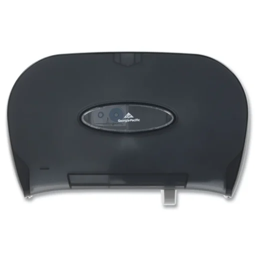 Georgia Pacific Professional 13.56 in. x 5.75 in. x 8.63 in. 2-Roll Bathroom Tissue Dispenser - Smoke