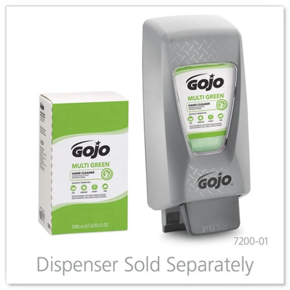 GOJO Industries 2000 mL Multi Green Hand Cleaner Refill - Citrus Scent, Green (4/Carton)