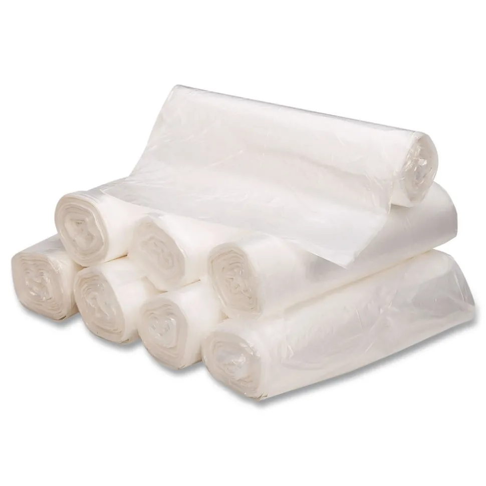 Good 'n Tuff 30 in. x 36 in. 30-Gallon 8 mic. Waste Can Liners - Natural (500/Carton)