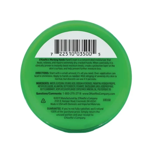 Gorilla Glue 3.4 oz. Jar Working Hands Cream - Unscented