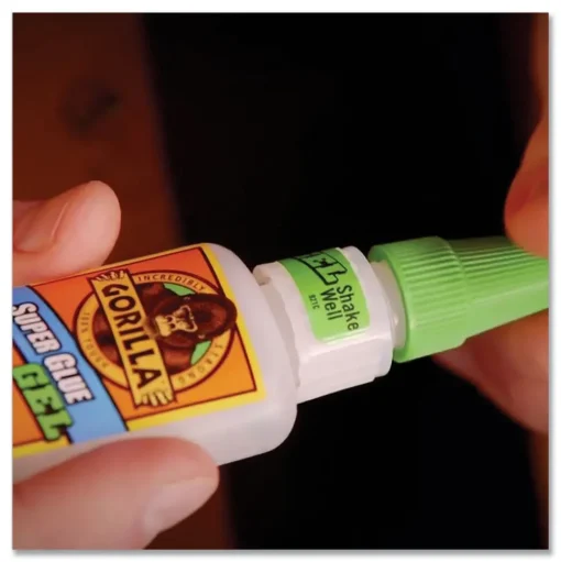 Gorilla Glue 0.53 oz. Super Glue Gel - Dries Clear (4/Carton)
