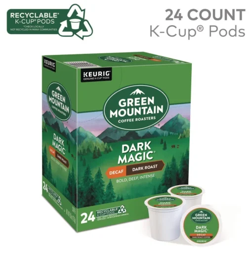 Green Mountain Coffee 5000378924 Coffee K-Cups - Dark Magic Decaf Extra Bold (96/Carton)