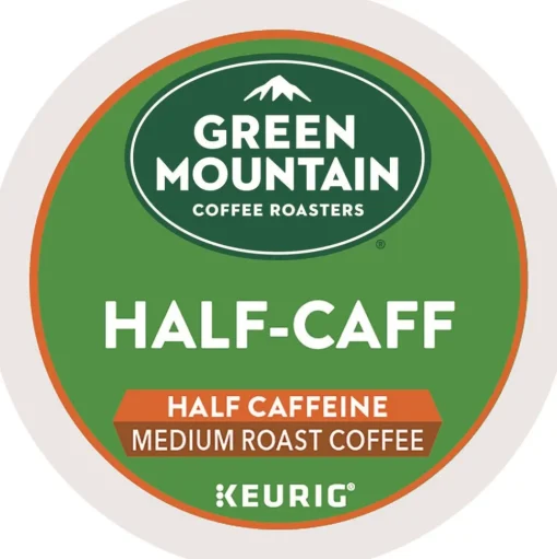 Green Mountain Coffee 5000330138 Coffee K-Cups - Half-Caff (96/Carton)