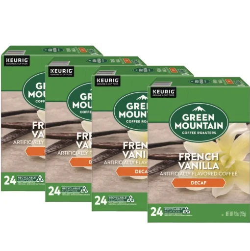 Green Mountain Coffee 5000330142 Coffee K-Cups - French Vanilla Decaf (96/Carton)