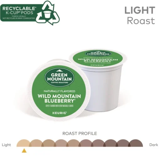 Green Mountain Coffee 5000366902 Fair Trade Coffee K-Cups - Wild Mountain Blueberry (96/Carton)