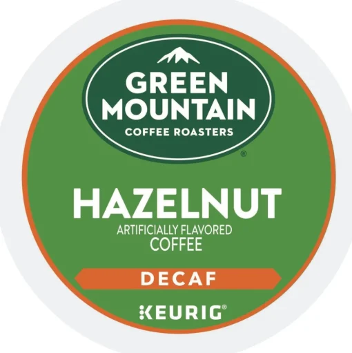 Green Mountain Coffee Coffee K-Cups - Hazelnut Decaf (96/Carton)