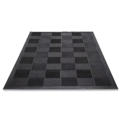 Guardian 36 in. x 60 in. Parquet Wiper Scraper Mat - Black