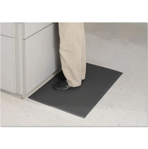 Guardian 24 x 36 Air Step Antifatigue Polypropylene Mat - Black