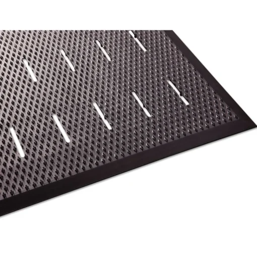 Guardian 36 x 48 Free Flow Comfort Utility Floor Mat - Black