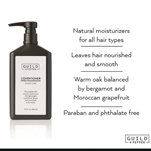 Guild+Pepper 12.2 oz Conditioner - Warm Oak Scent (12/Carton)