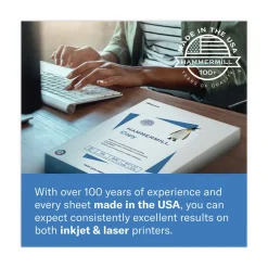 Hammermill 97 Bright 24 lbs. 8.5 in. x 11 in. Premium Multipurpose Print Paper - White (5 Reams/Carton)