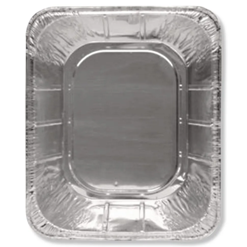 Handi-Foil 2014-50-100 10.31 in. x 12.69 in. x 4.19 in. Aluminum Steam Table Pans (100/Carton)