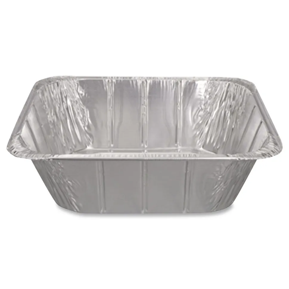 Handi-Foil 2014-50-100 10.31 in. x 12.69 in. x 4.19 in. Aluminum Steam Table Pans (100/Carton)