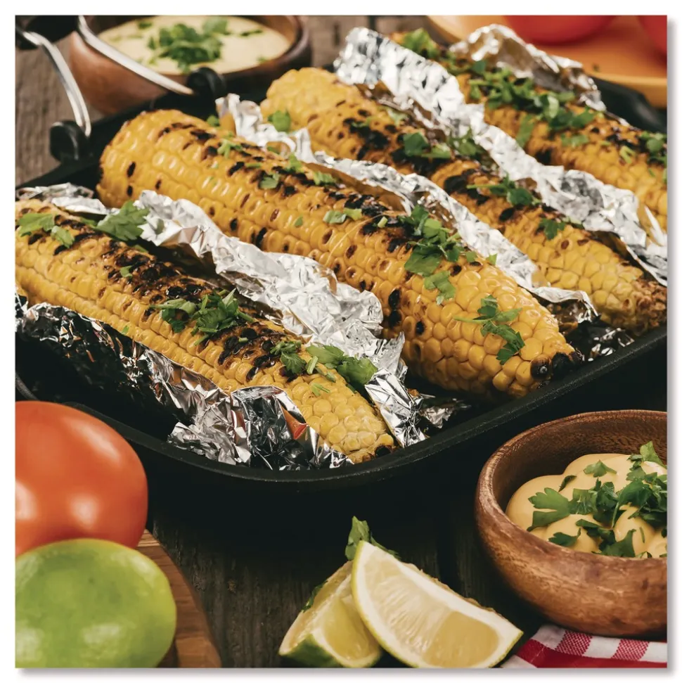 Handi-Foil HFA 59100 9 in. x 10.75 in. 55 Gauge Interfolded Foil Sheets (3000/Carton)