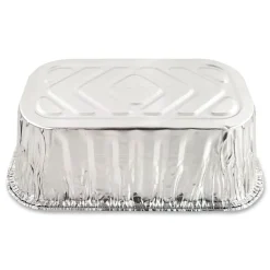 Handi-Foil HFA 31730 5.72 in. x 3.31 in. x 2.03 in. 1 lbs. Capacity Aluminum Baking Pan (200/Carton)