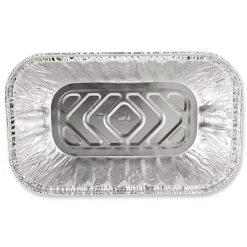 Handi-Foil HFA 31730 5.72 in. x 3.31 in. x 2.03 in. 1 lbs. Capacity Aluminum Baking Pan (200/Carton)